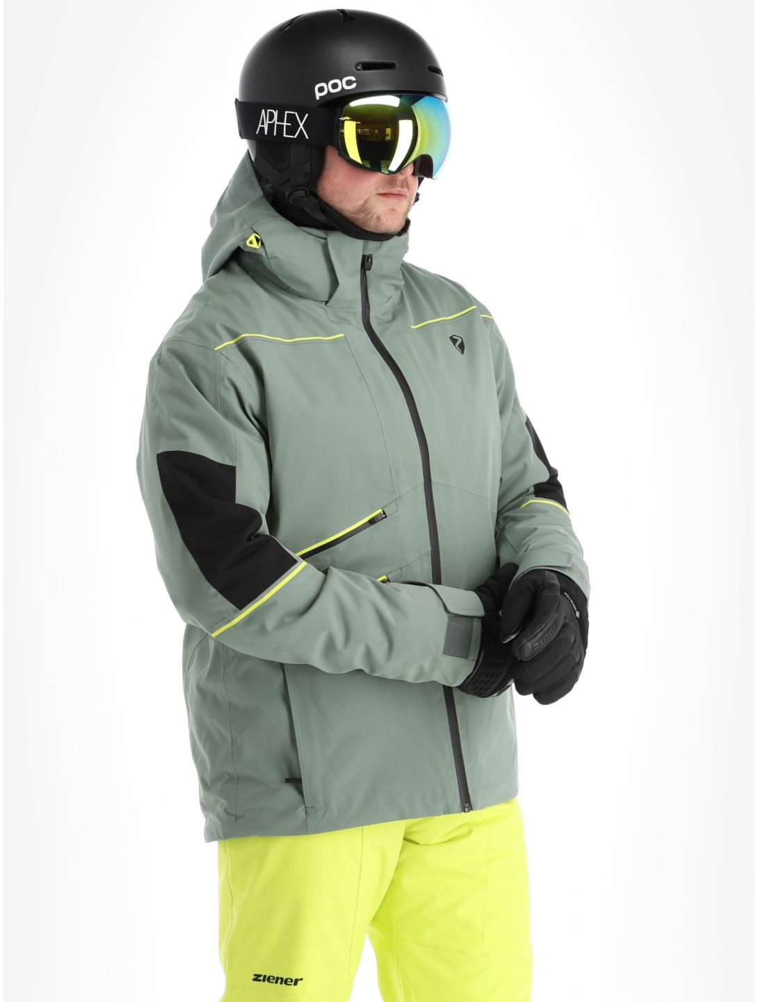 Ziener, Toaca veste de ski hommes Green Mud vert 