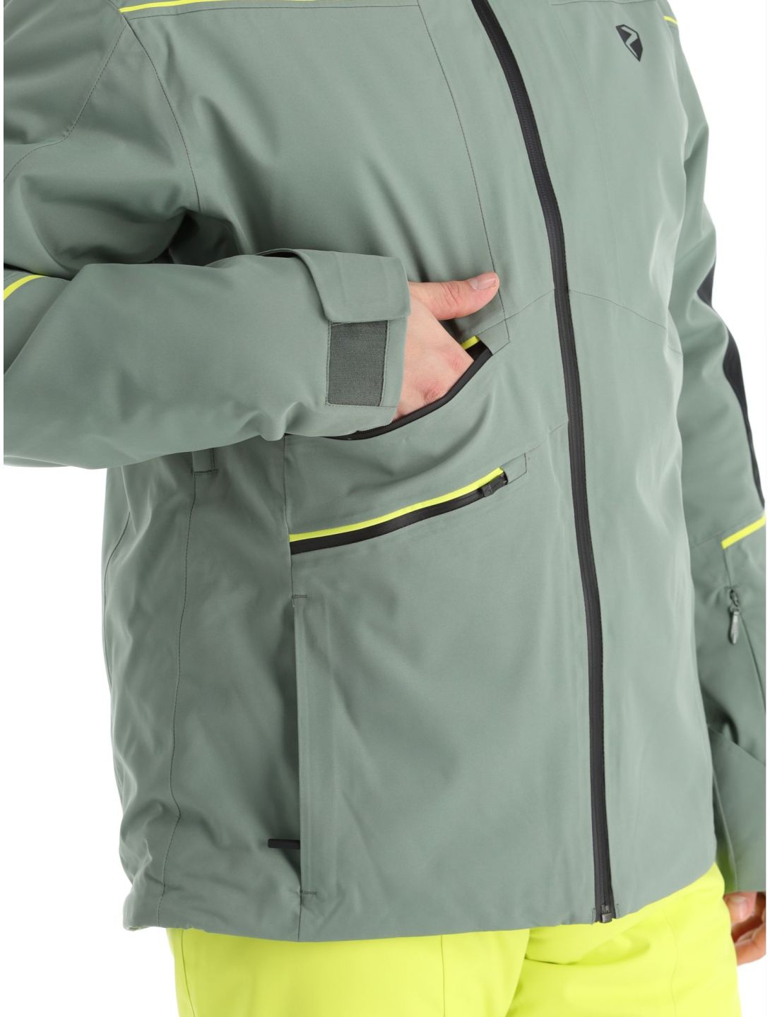 Ziener, Toaca veste de ski hommes Green Mud vert 