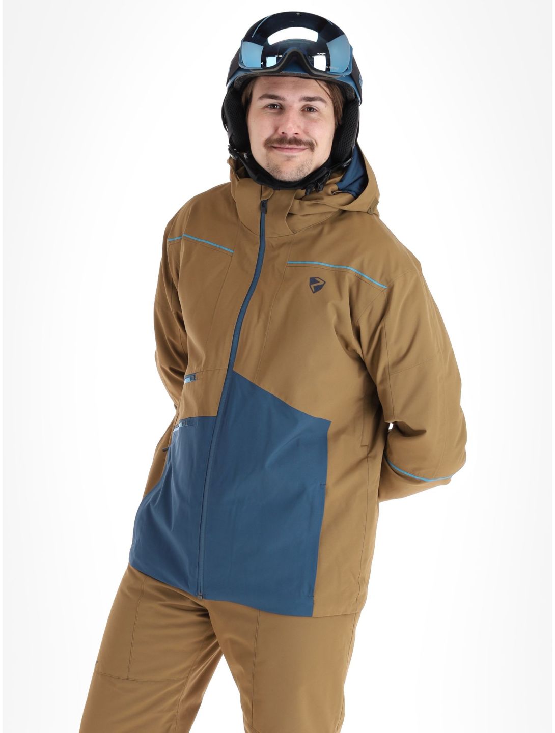 Ziener, Toaca veste de ski hommes Walnut Dob brun, gris 