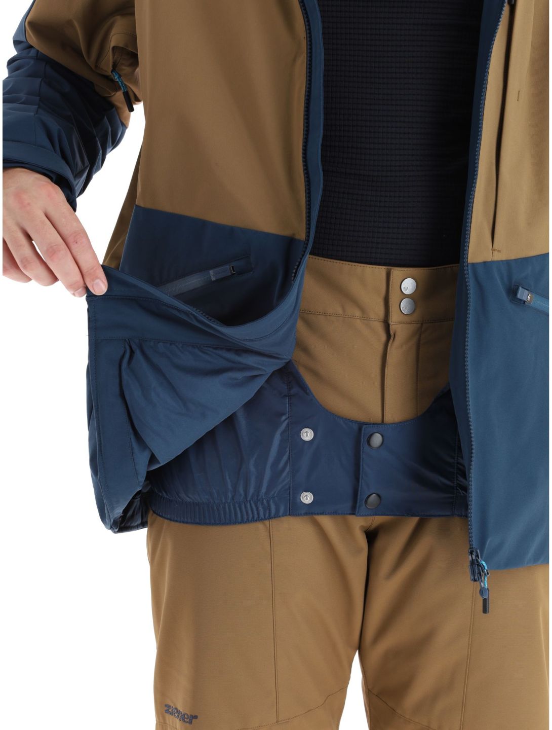 Ziener, Triglav veste de ski hommes Hale Navy bleu, vert 