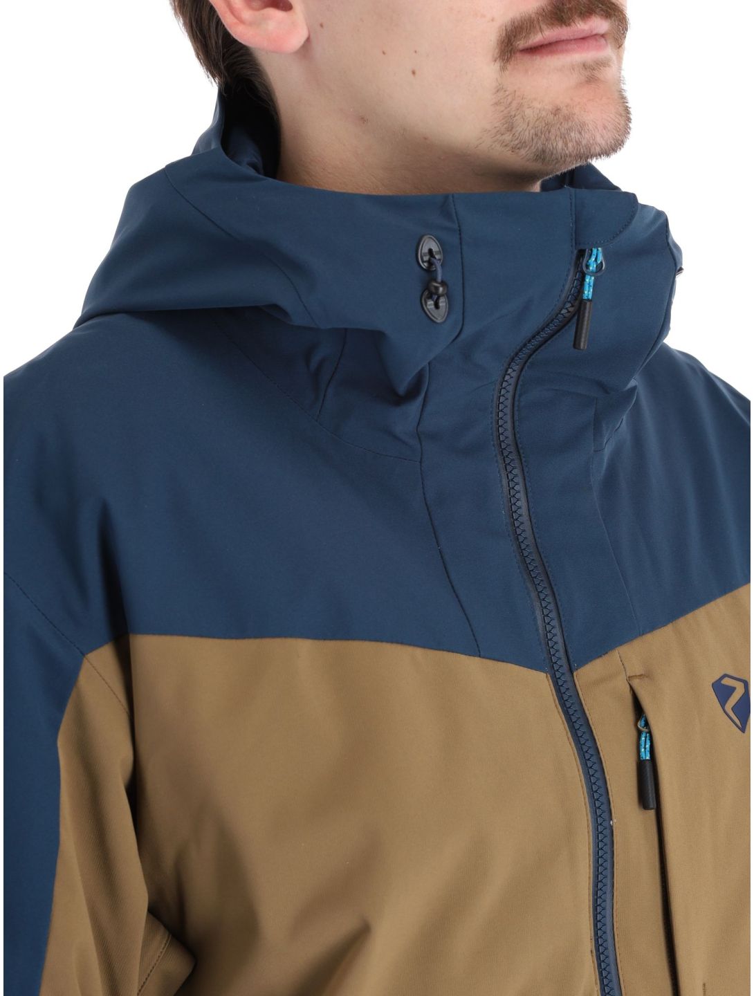 Ziener, Triglav veste de ski hommes Hale Navy bleu, vert 