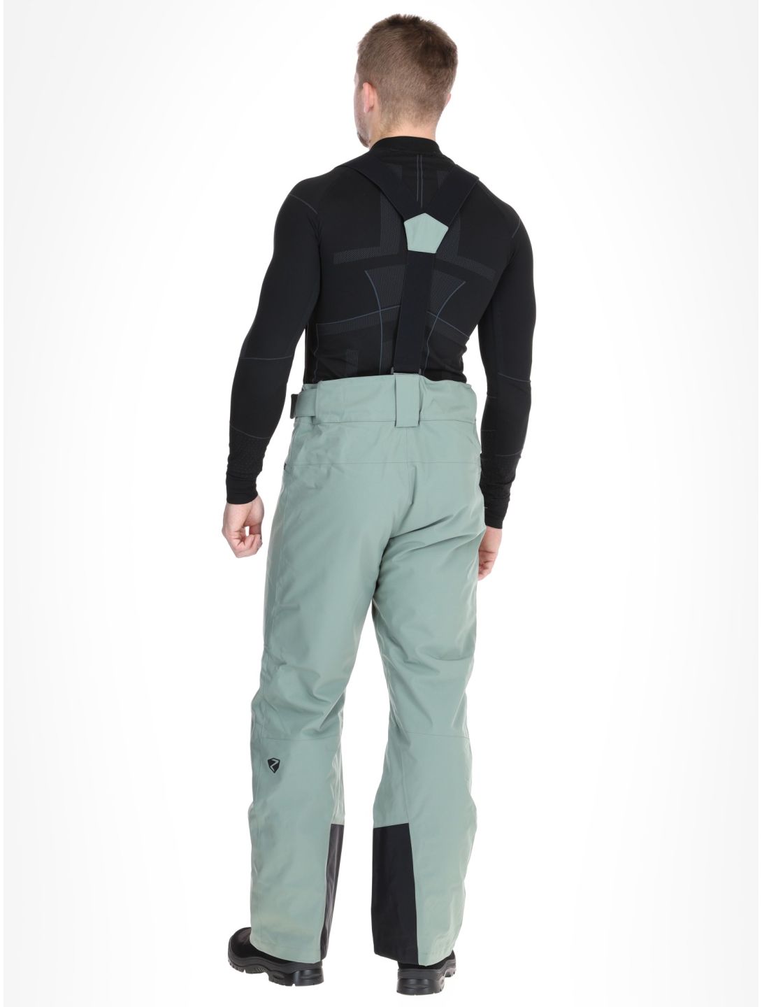 Ziener, Tronador pantalon de ski hommes Green Mud vert 