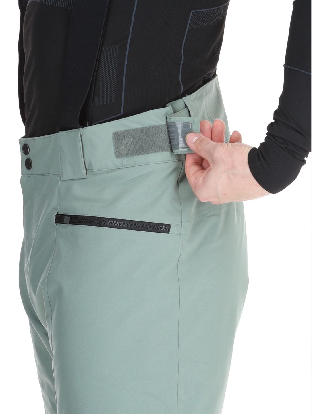 Ziener, Tronador pantalon de ski hommes Green Mud vert 