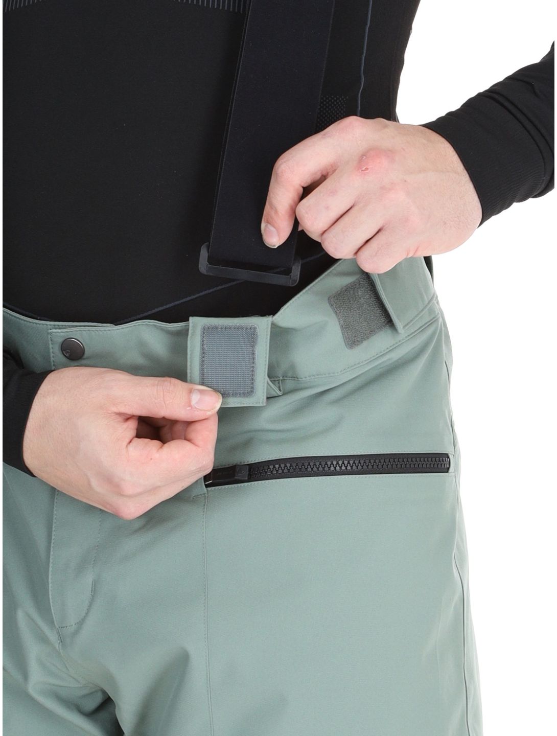 Ziener, Tronador pantalon de ski hommes Green Mud vert 