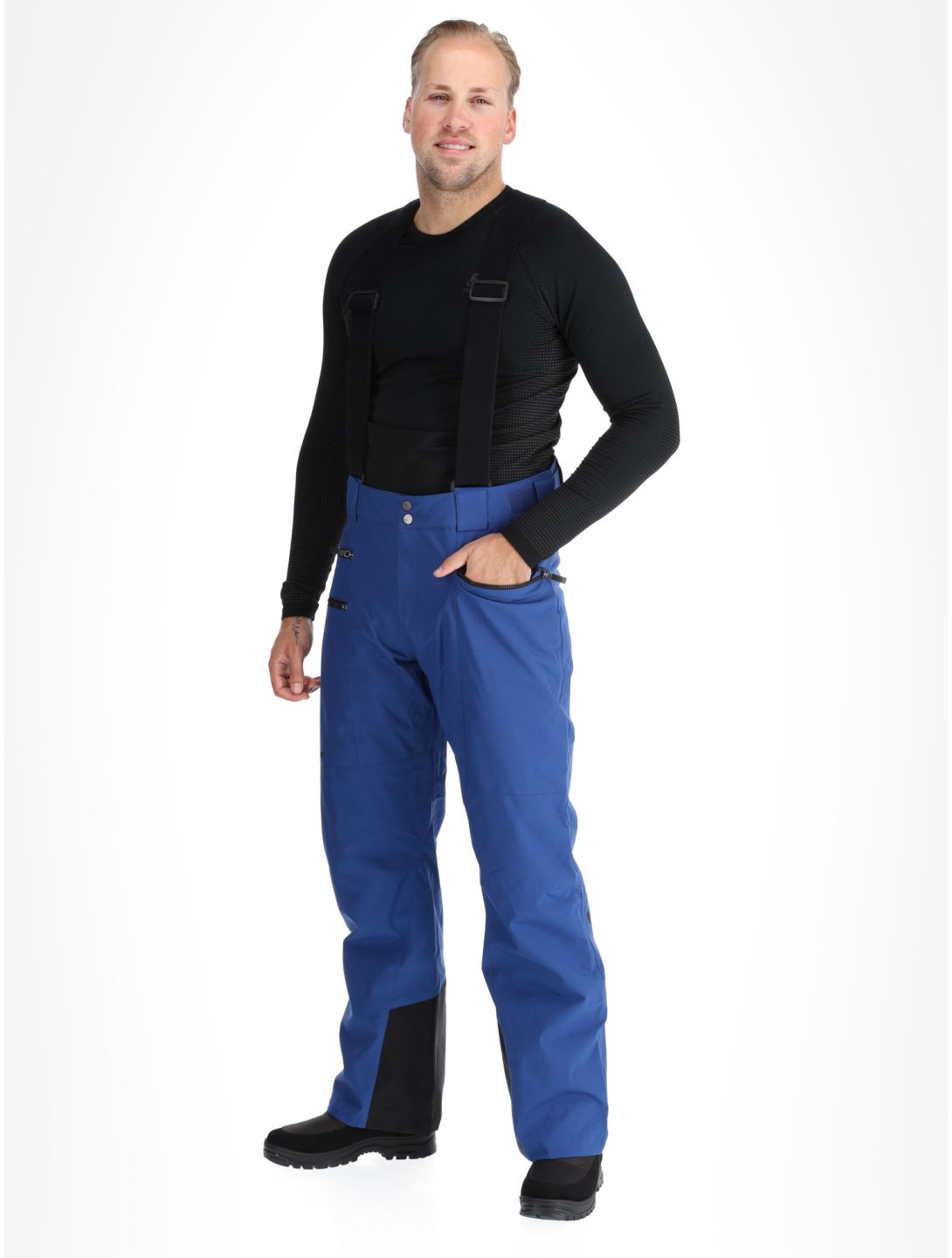 Ziener, Tronador pantalon de ski hommes Vista Blue bleu 