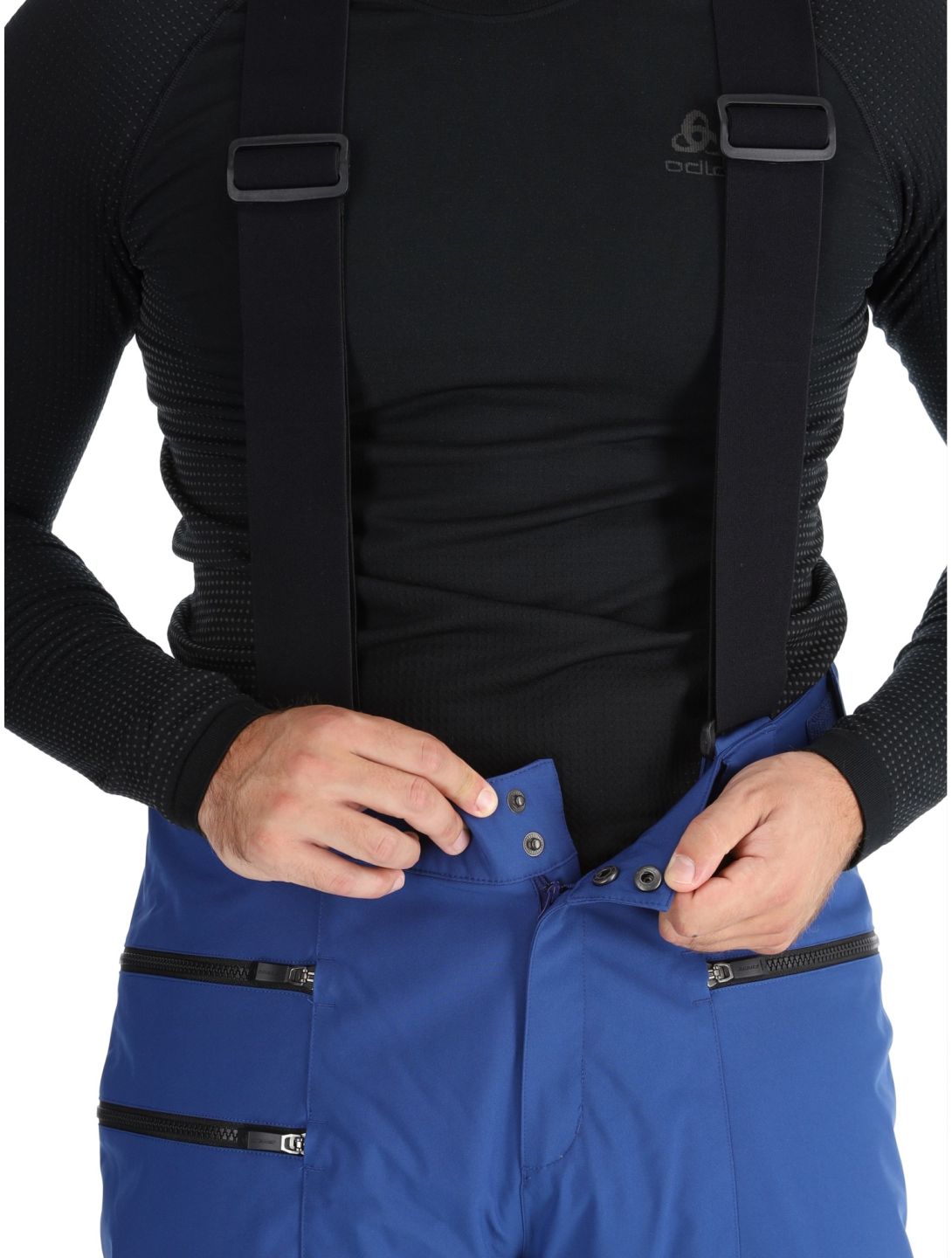 Ziener, Tronador pantalon de ski hommes Vista Blue bleu 