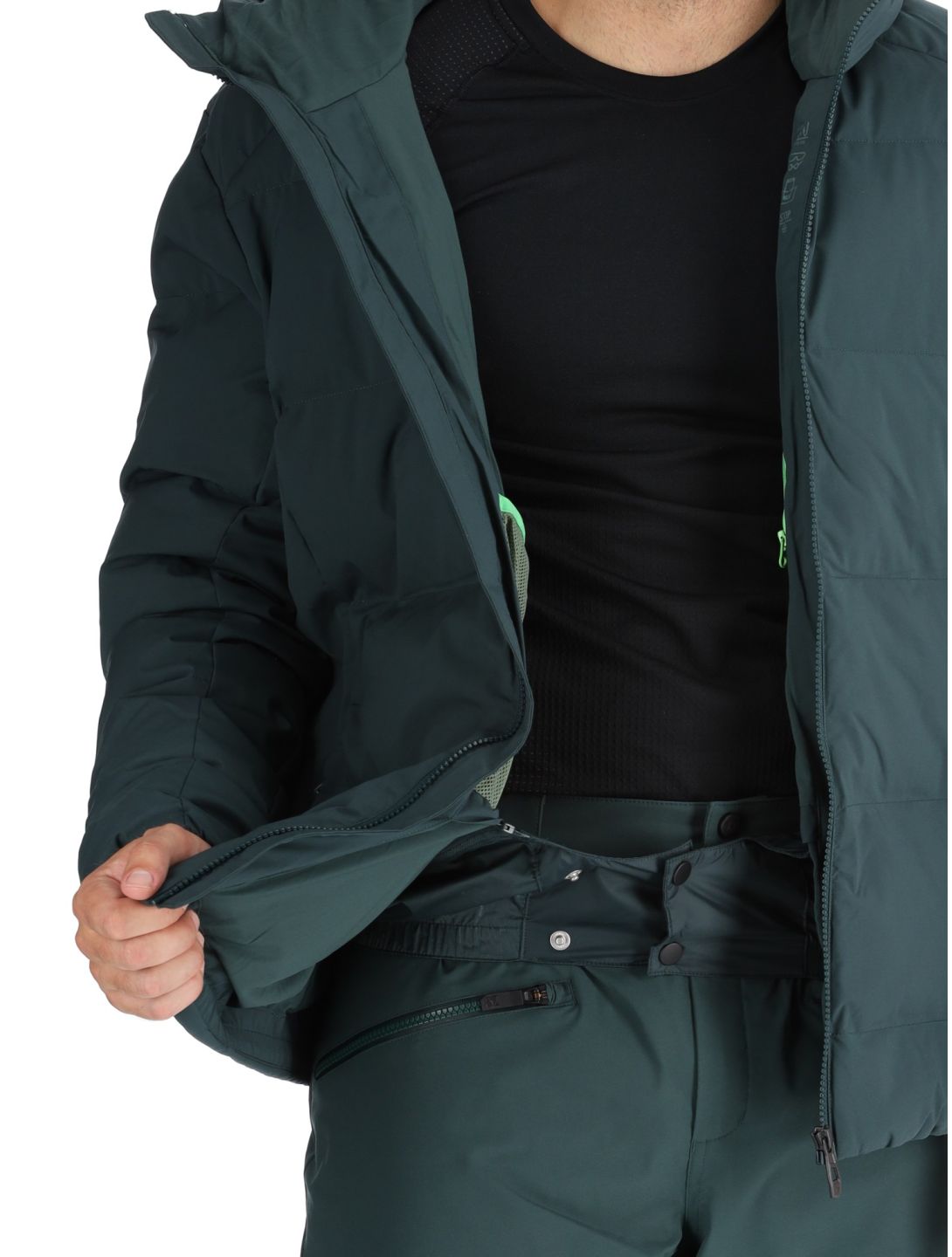 Ziener, Tyers veste de ski hommes Dark Jungle vert 