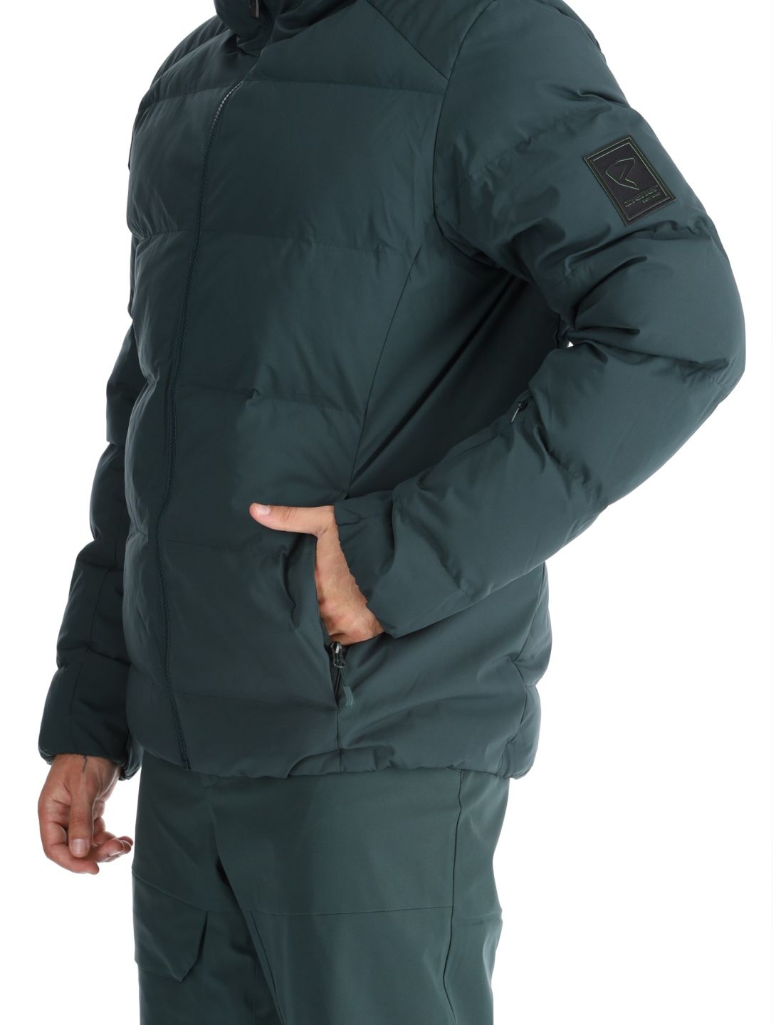 Ziener, Tyers veste de ski hommes Dark Jungle vert 