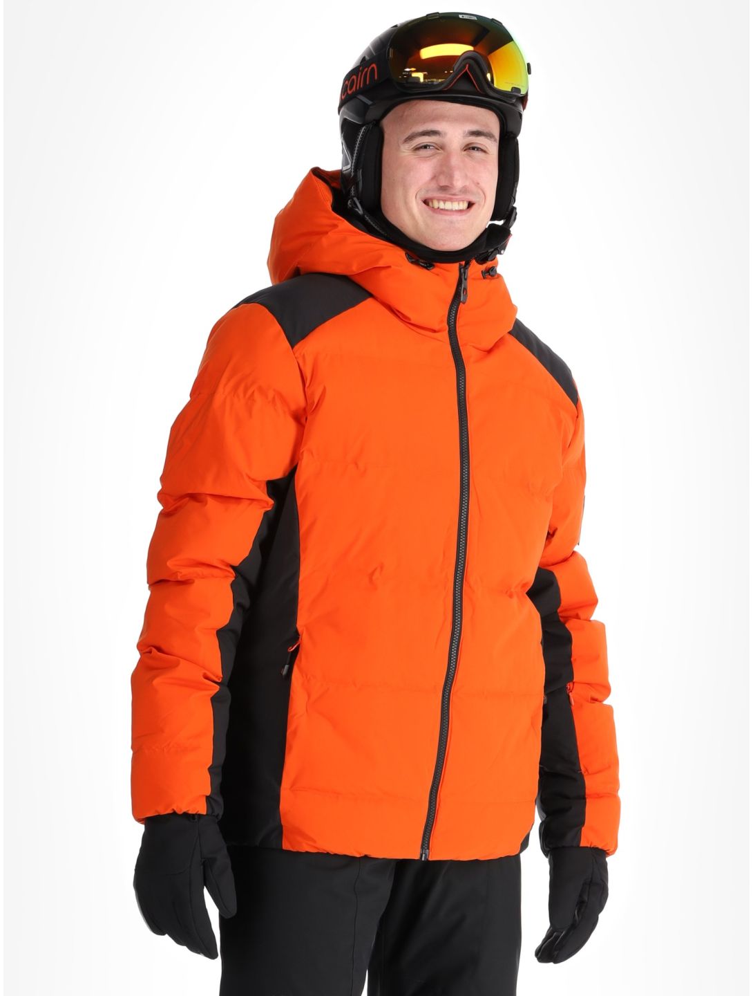 Ziener, Tyers veste de ski hommes Orange Pumpkin orange 