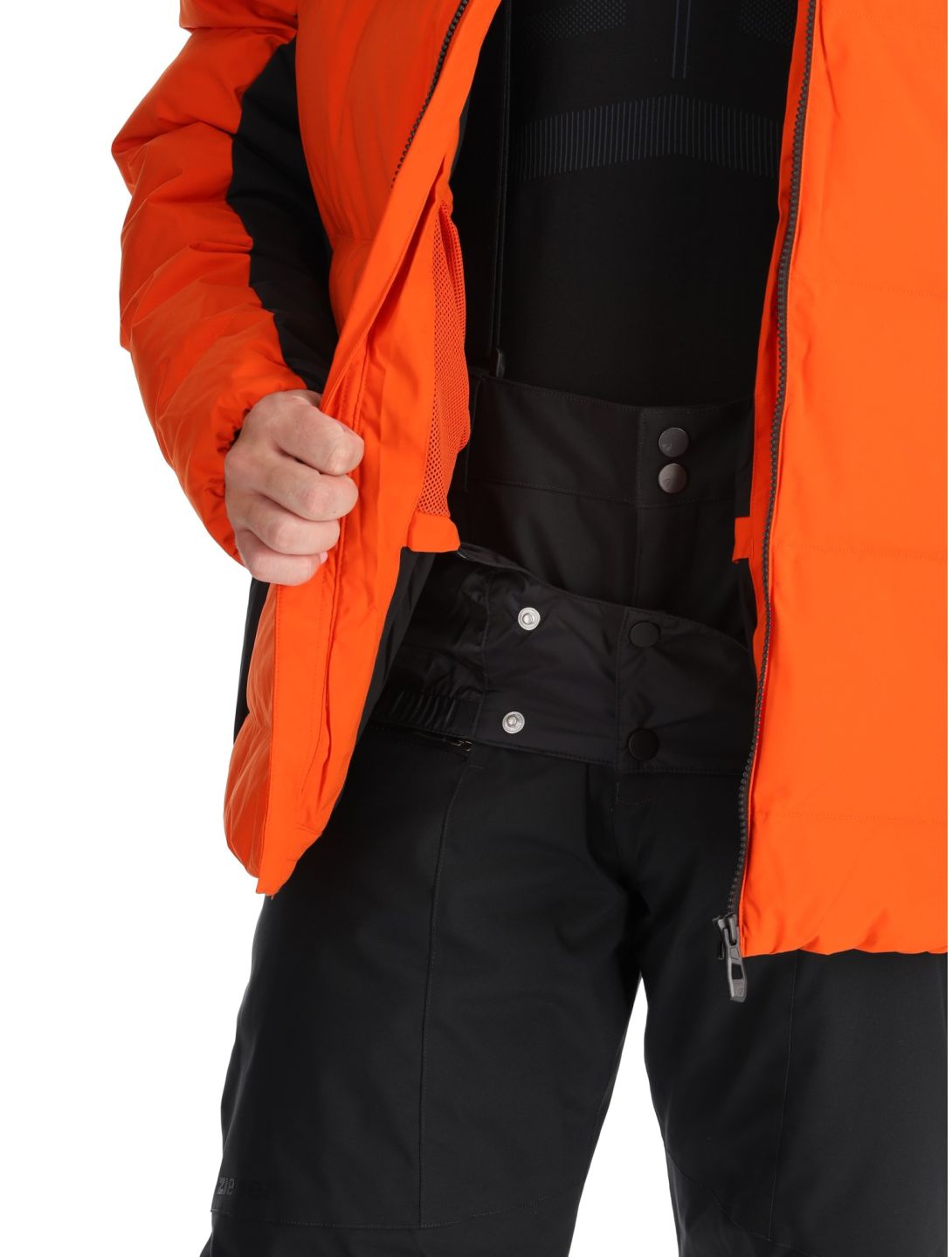 Ziener, Tyers veste de ski hommes Orange Pumpkin orange 