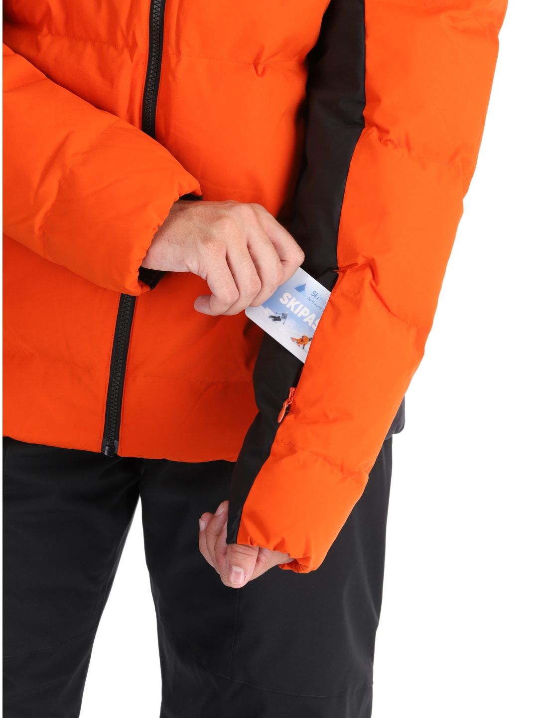 Ziener, Tyers veste de ski hommes Orange Pumpkin orange 