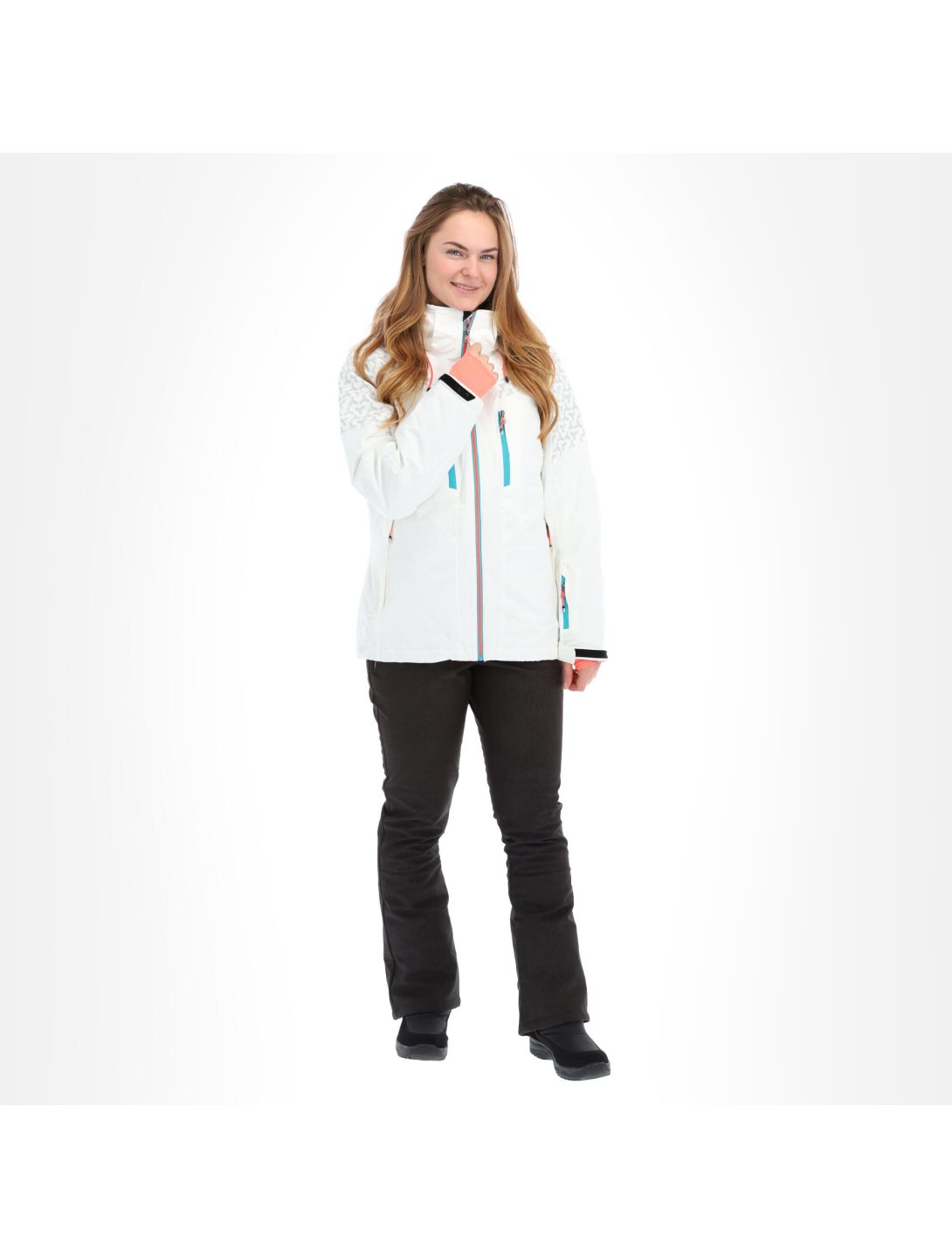 Killtec, Savognin Wmn Ski Jckt B veste de ski femmes blanc 