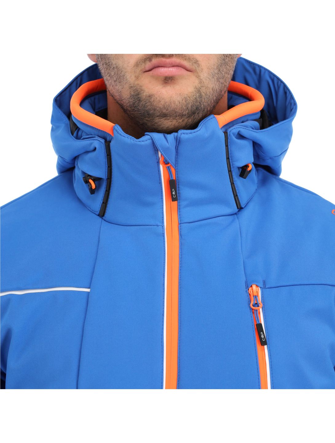 CMP, 30W0317 veste de ski softshell hommes royal bleu 