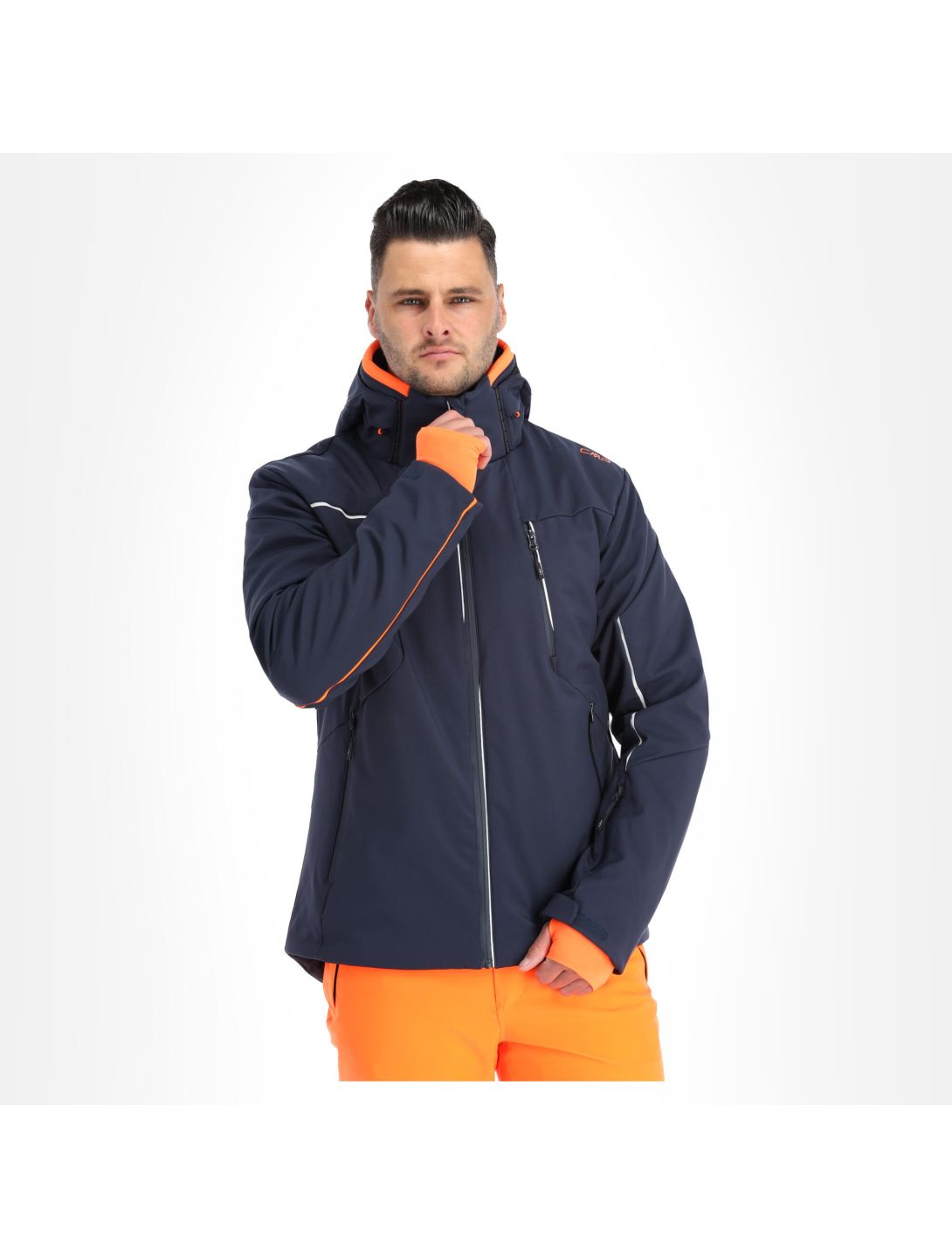 CMP, 30W0317 veste de ski softshell hommes navy bleu 