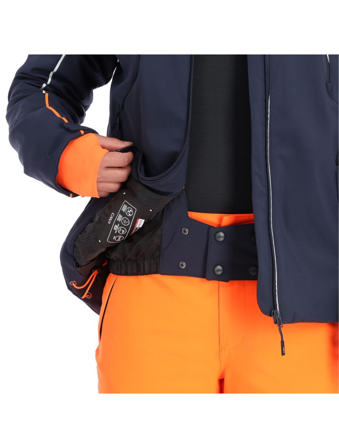 CMP, 30W0317 veste de ski softshell hommes navy bleu 