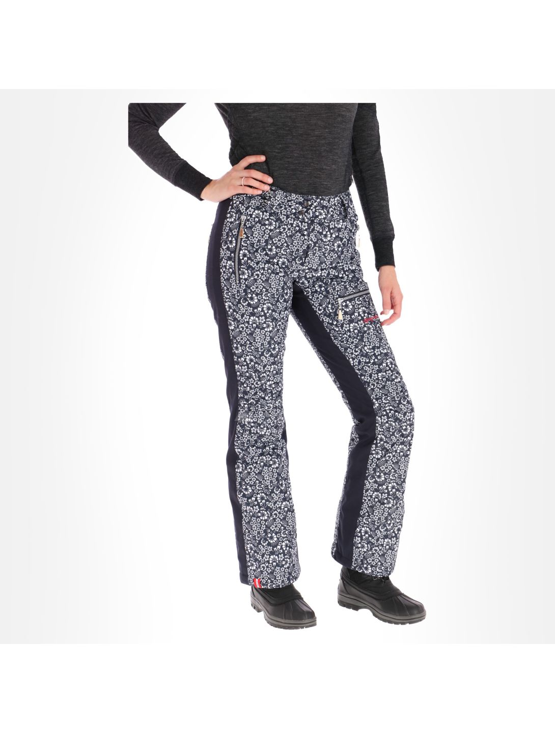 Almgwand, Bergerkogel-4, ski pants, women, marine blue