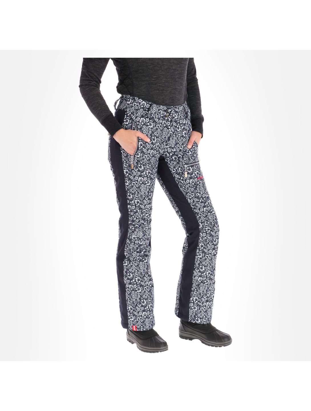 Almgwand, Bergerkogel-4, ski pants, women, marine blue