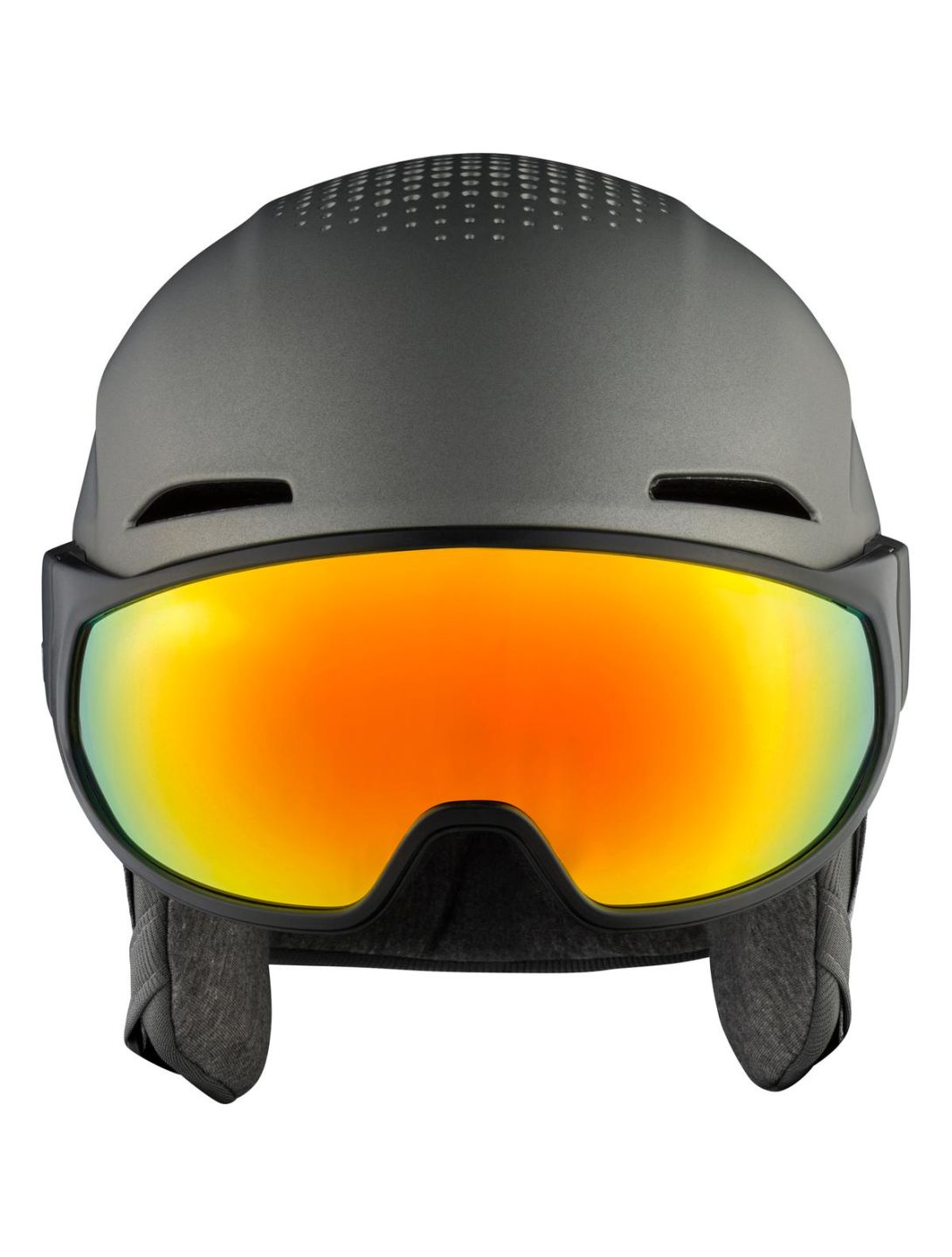 Alpina, ORO QV Mips casque de ski avec visière unisexe Gunmetal Matt gris 