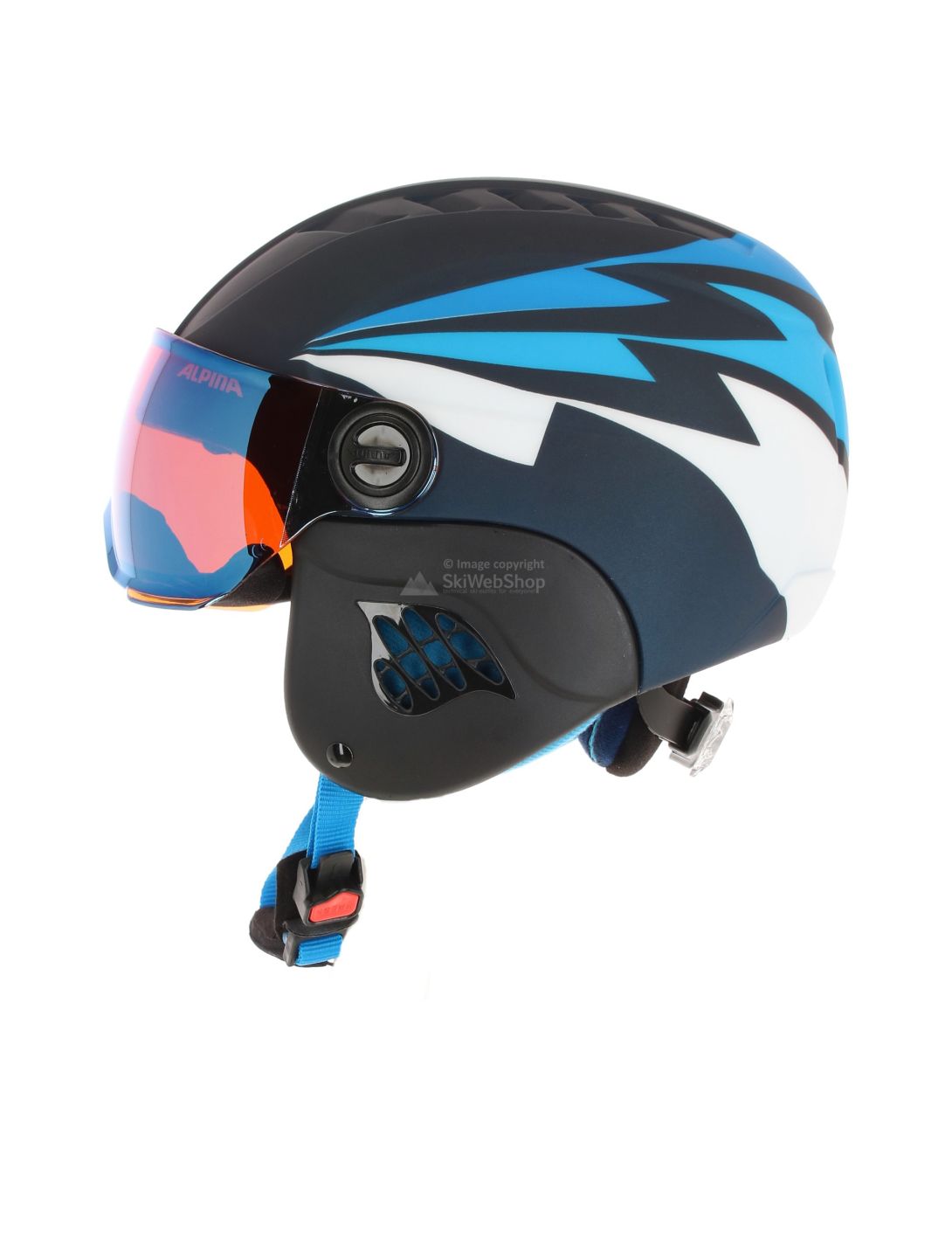 Carat Le Visor HM, ski helmet, children, nightblue - denim matt