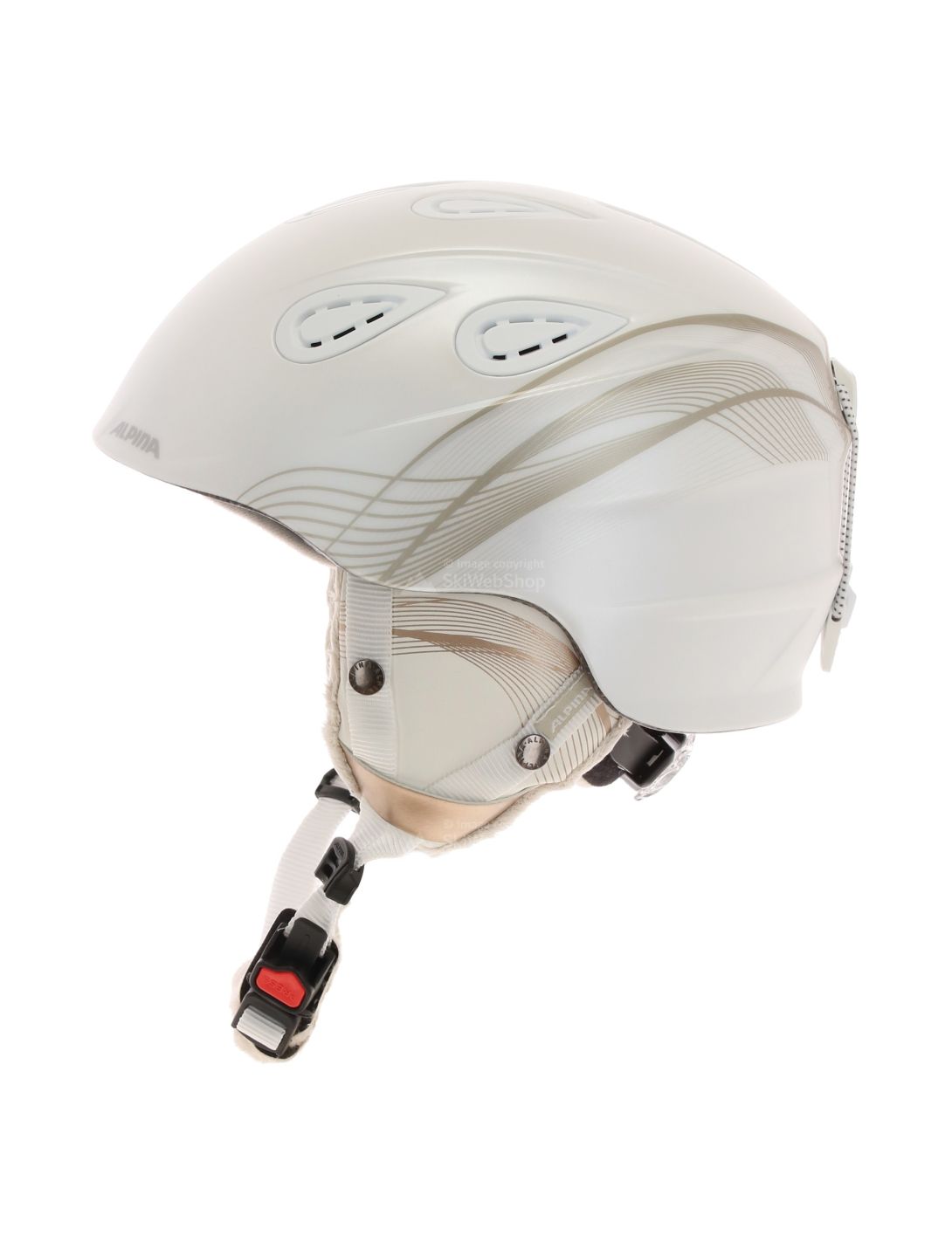 Alpina, Grap 2.0 ski helmet, white prosecco matt