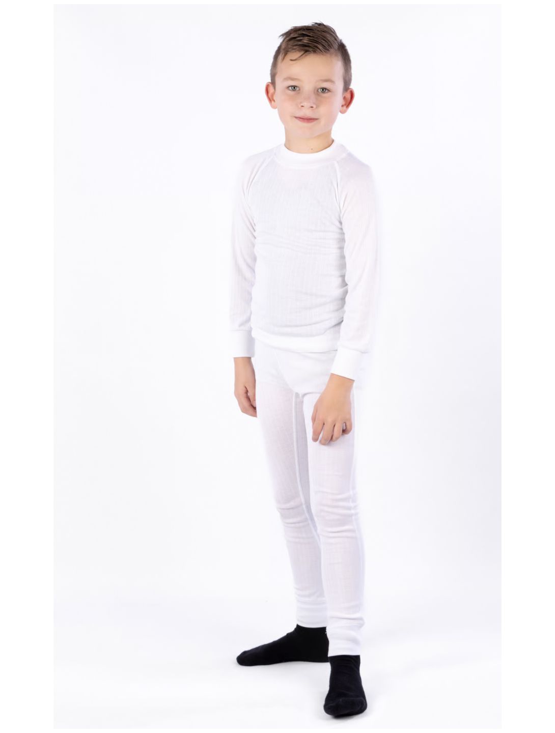 Avento, Thermal Pants 2-pack pantalon thermique 2-pack enfants White blanc 