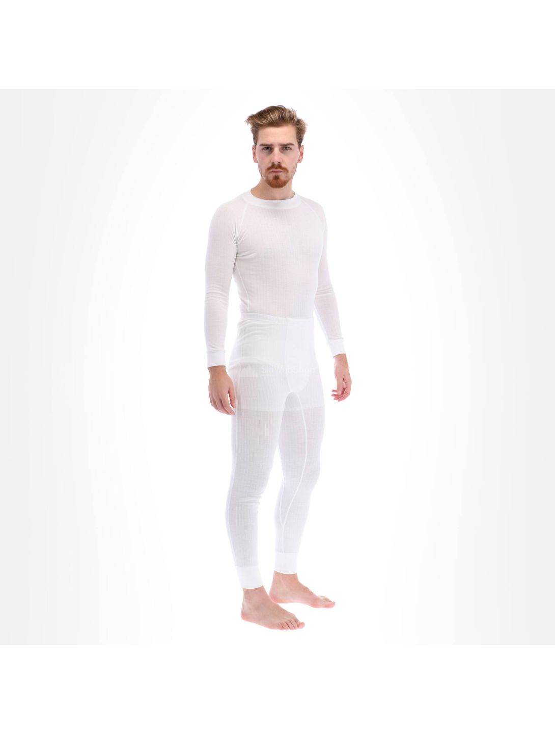 Avento, Thermal Pants pantalon thermique hommes White blanc 