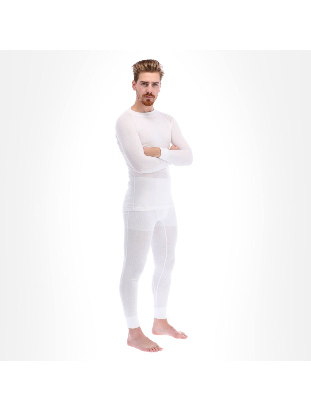 Avento, Thermal Shirt chemise thermo hommes White blanc 