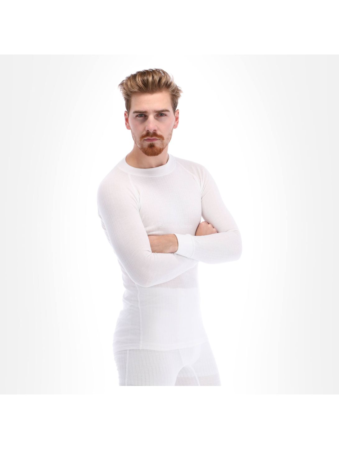 Avento, Thermal Shirt chemise thermo hommes White blanc 