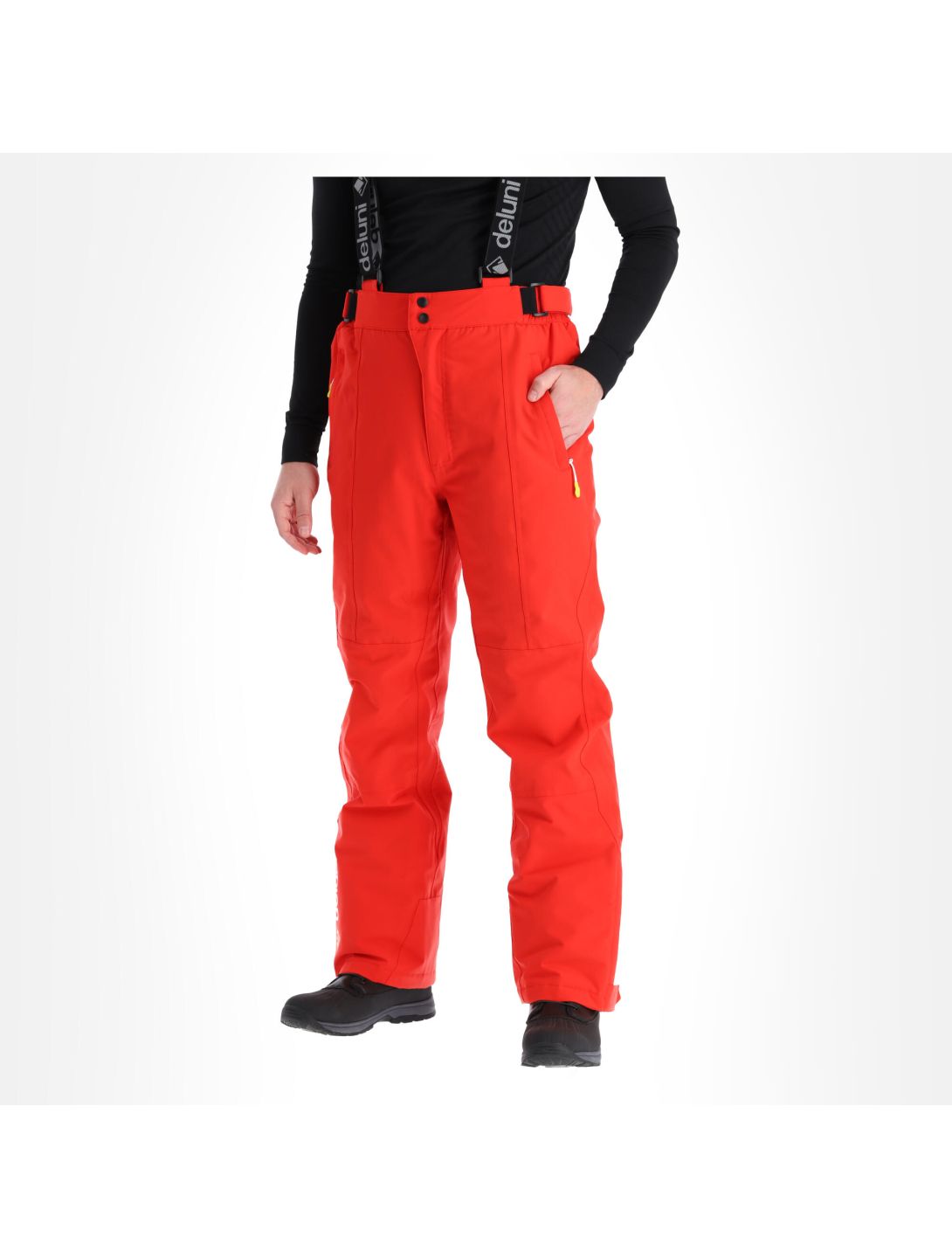 Deluni, Challenger 3 pantalon de ski hommes rouge 