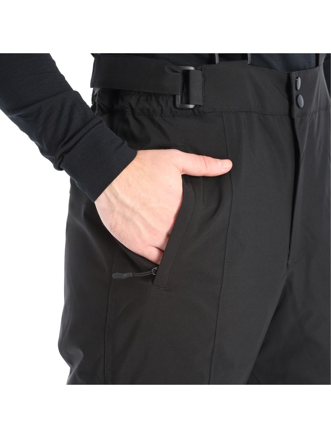 Deluni, Challenger pantalon de ski modèle court hommes noir 