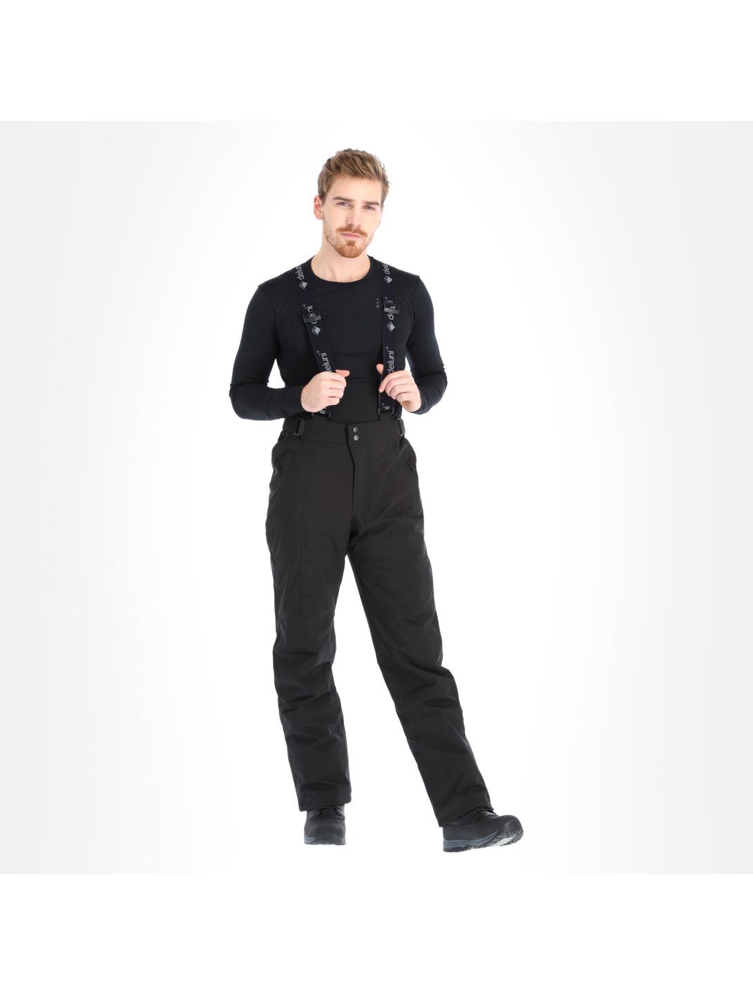 Deluni, Challenger pantalon de ski modèle court hommes noir 