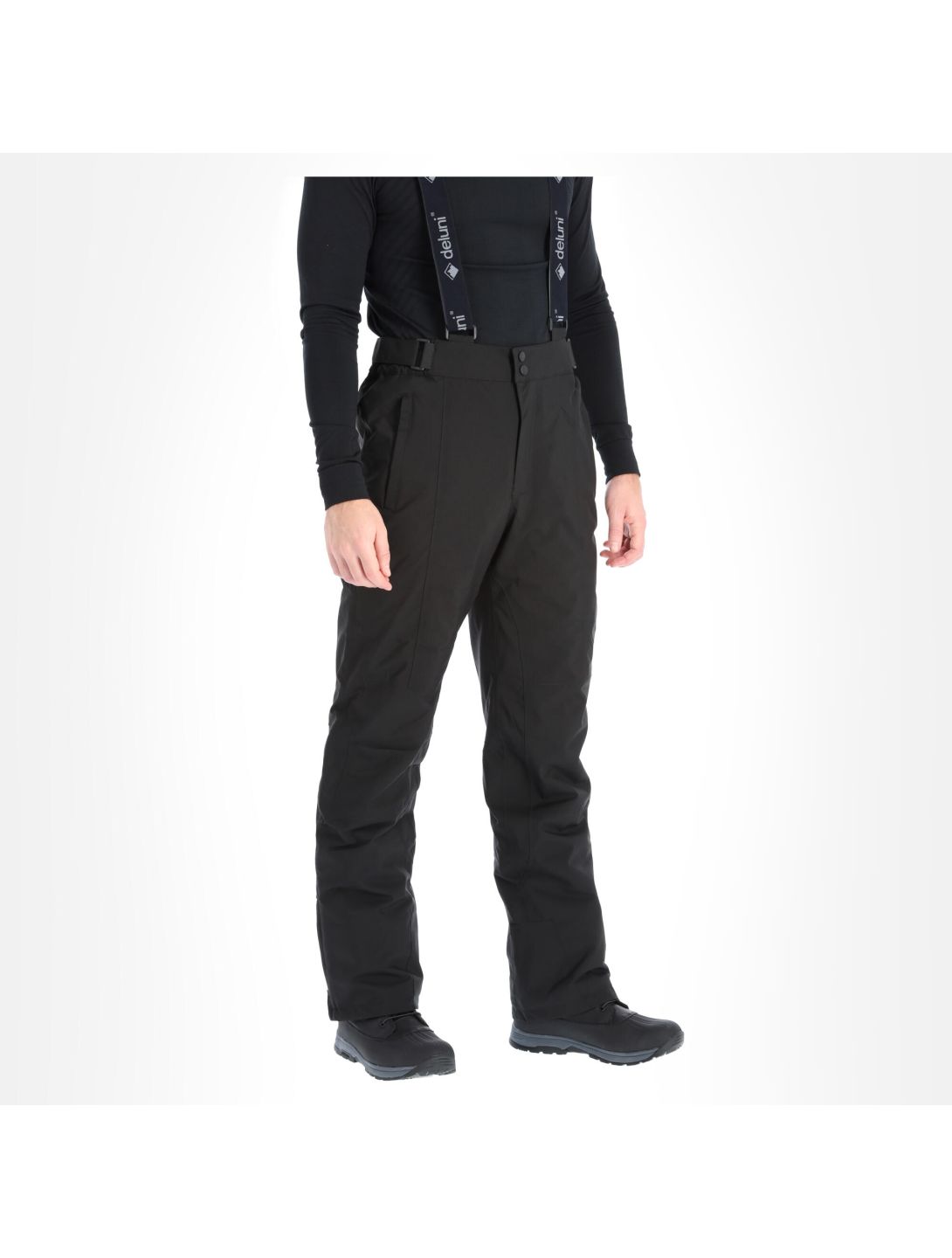 Deluni, Challenger pantalon de ski modèle court hommes noir 