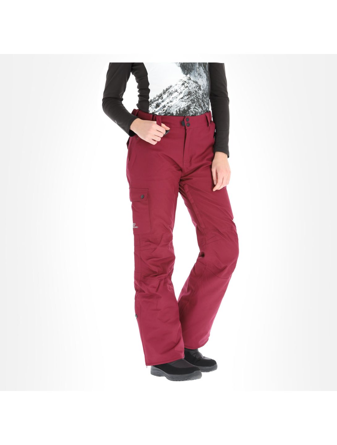 4F, H4Z20-SPDS001 pantalon de ski femmes burgundy violet 