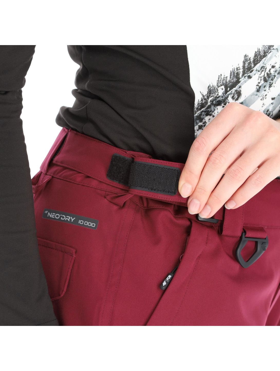 4F, H4Z20-SPDS001 pantalon de ski femmes burgundy violet 