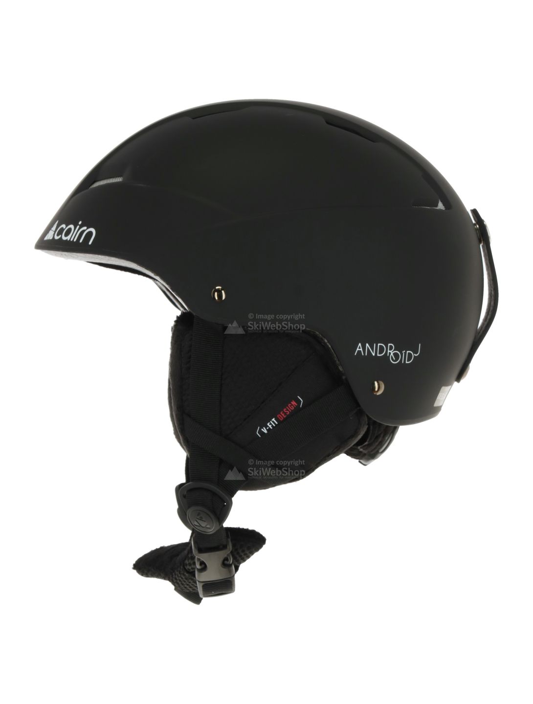 Cairn, Android, ski helmet, kids, mat black