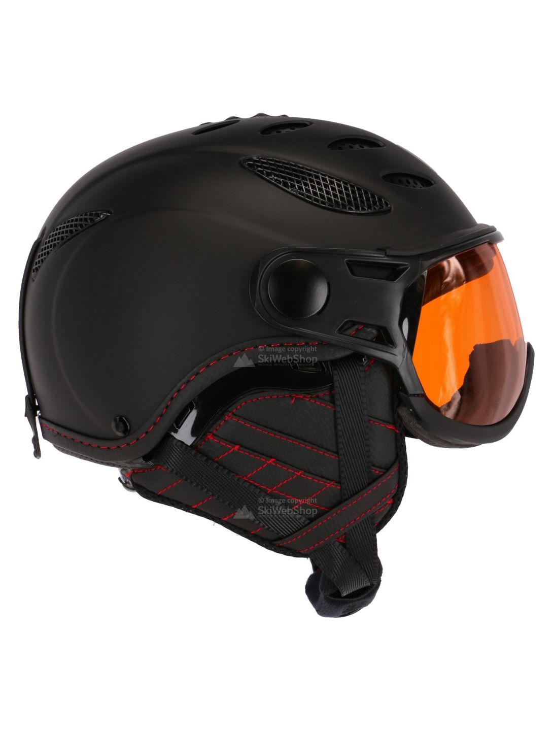 Cairn, Cosmos, ski helmet with photochromic visor, mat black contour 