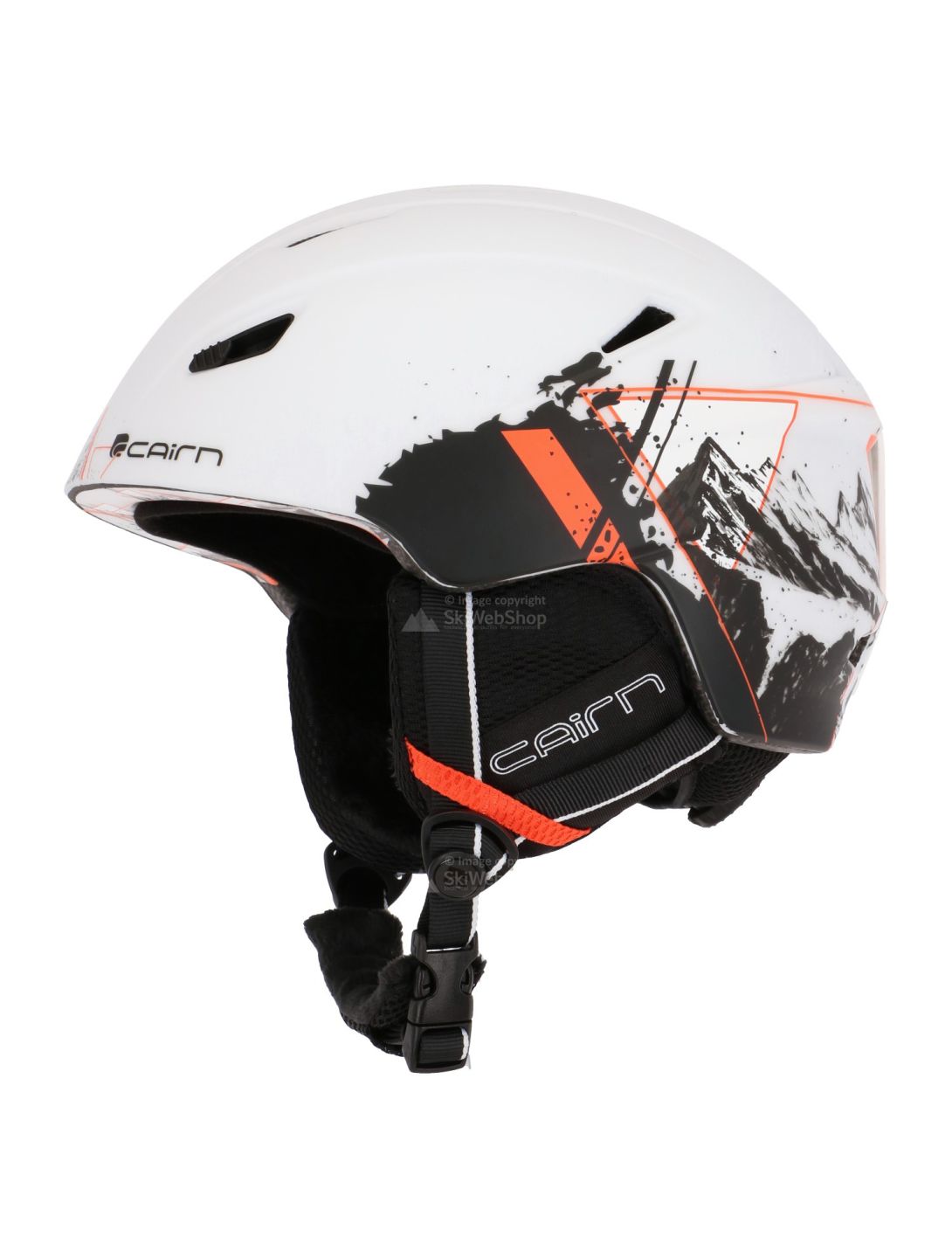 Cairn, Profil, ski helmet, mat white summits