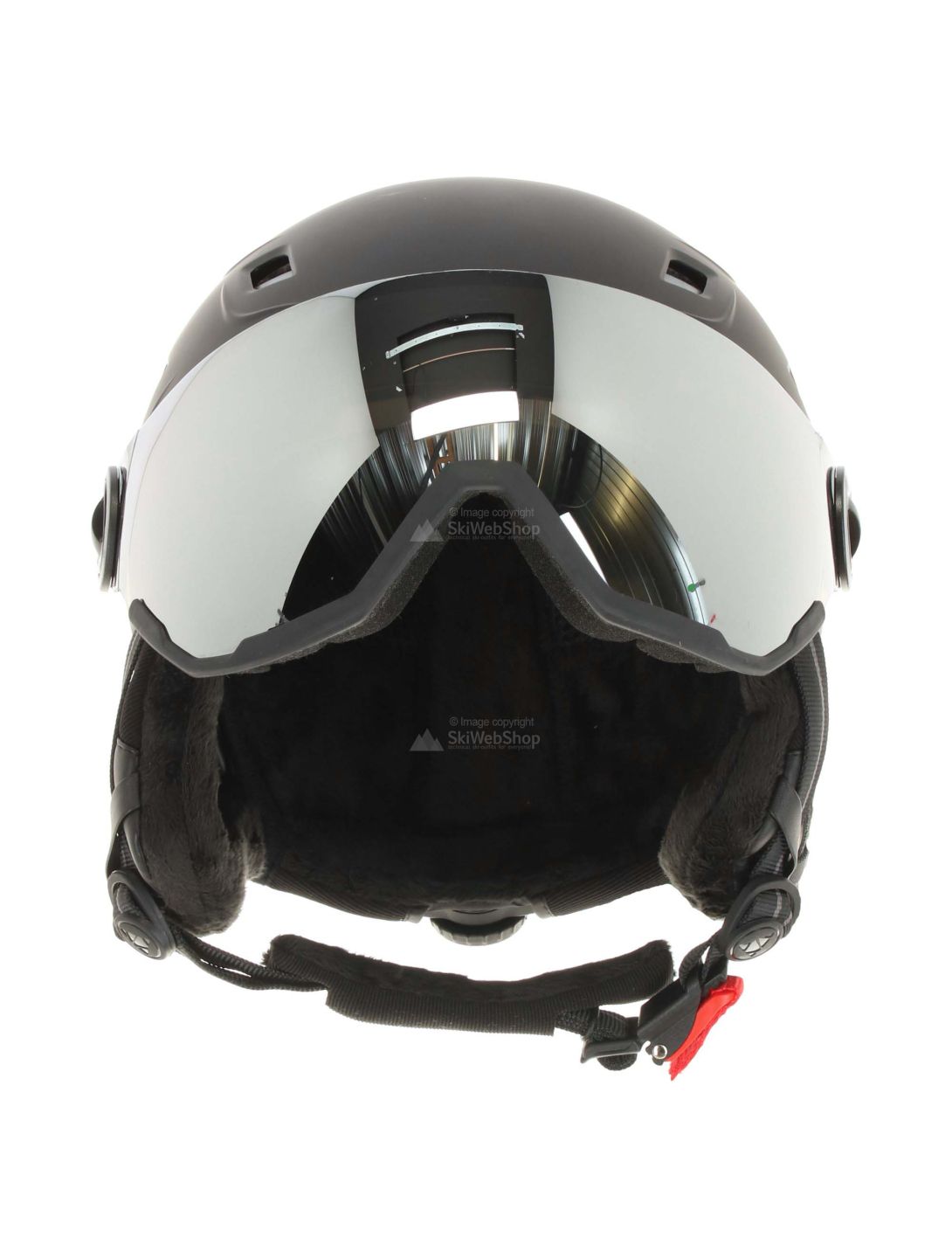 Cairn, Stellar, visor ski helmet, black