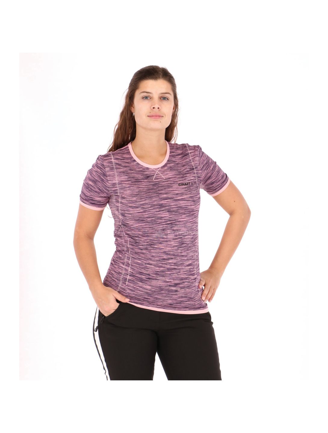 Craft, Active Comfort RN SS, thermal shirt, women, cameo/montana purple 