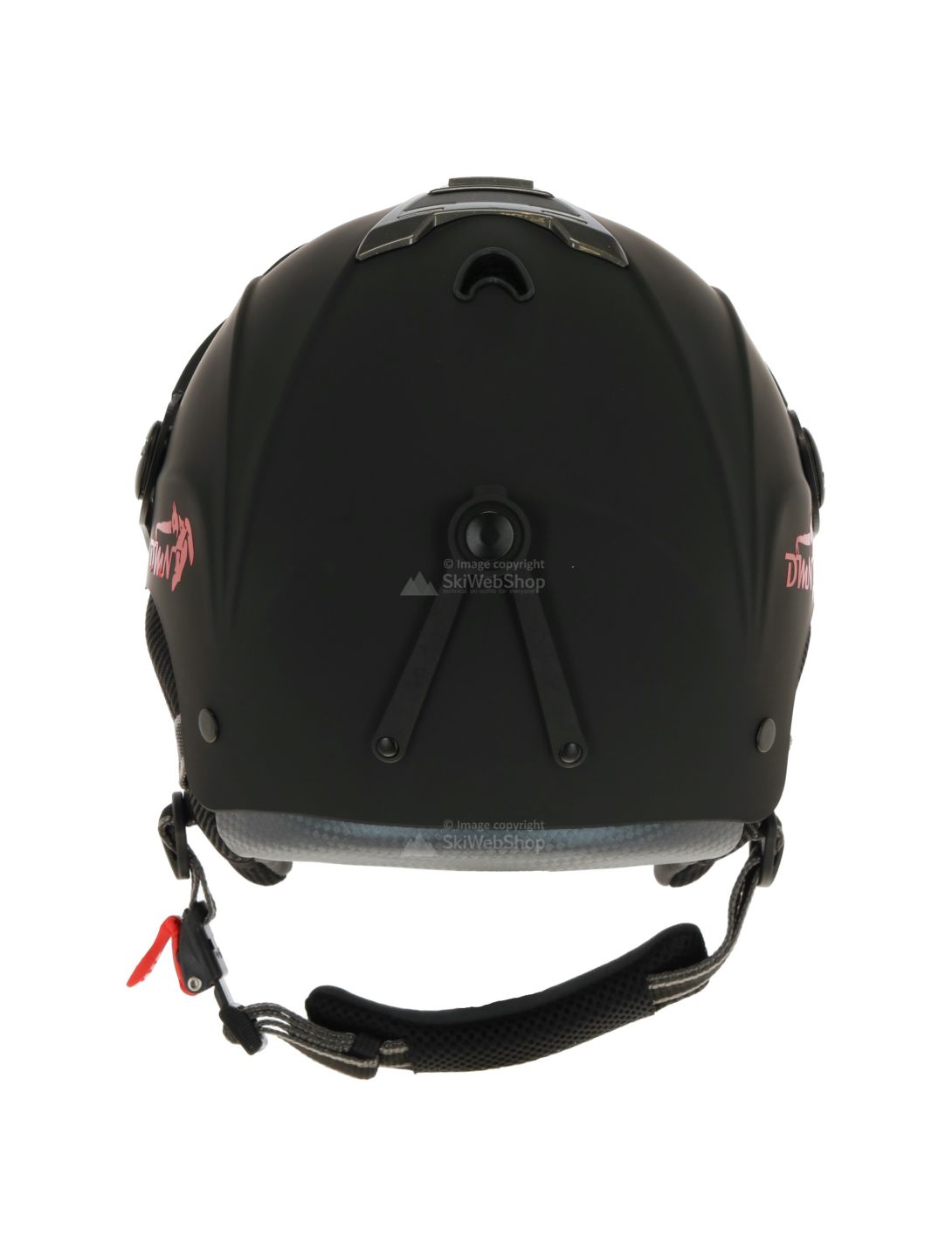 Demon, Compact, Ski helmet with visor, black