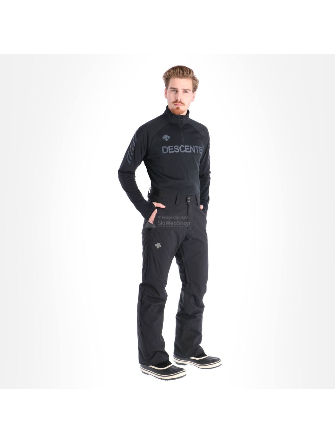 Descente, Stock pantalon de ski hommes noir 