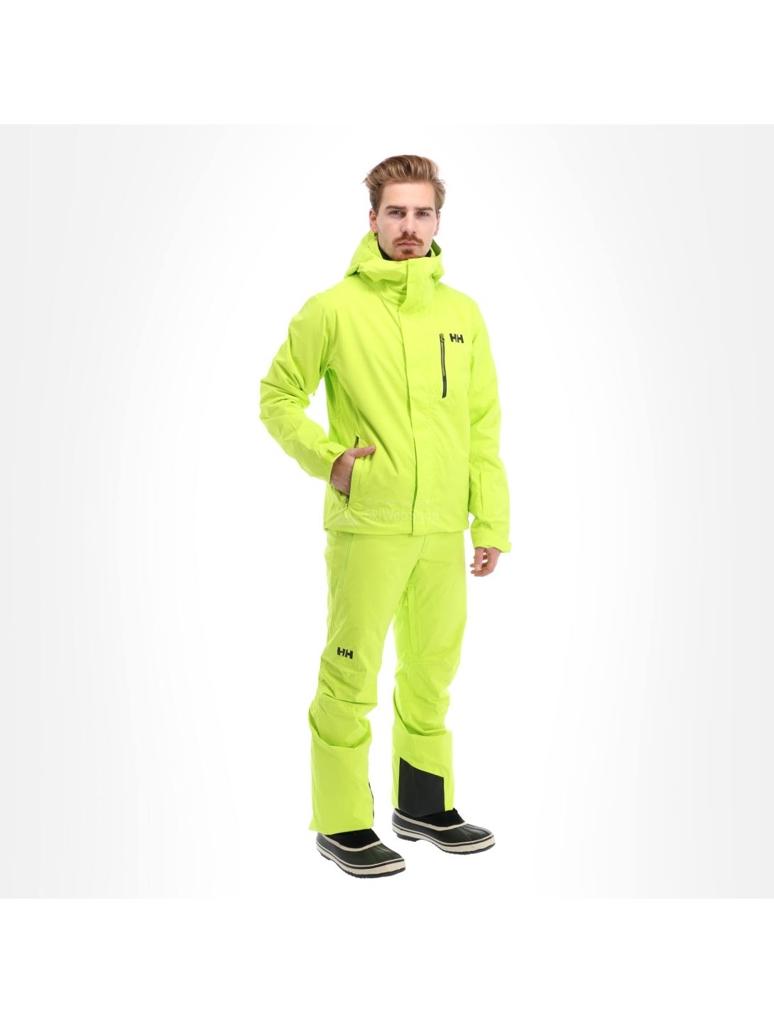 Helly Hansen, Bonanza veste de ski hommes azid lime vert 