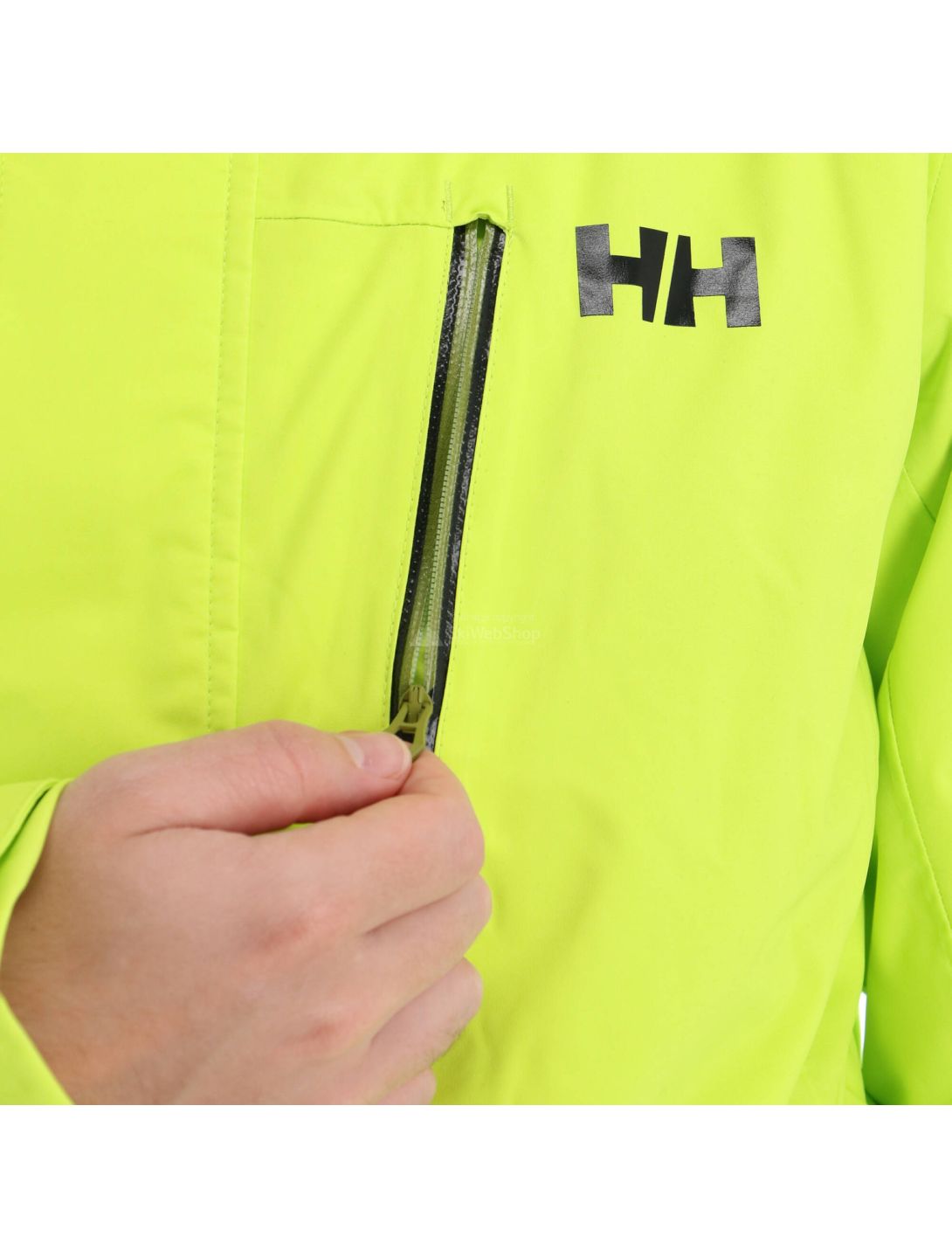 Helly Hansen, Bonanza veste de ski hommes azid lime vert 