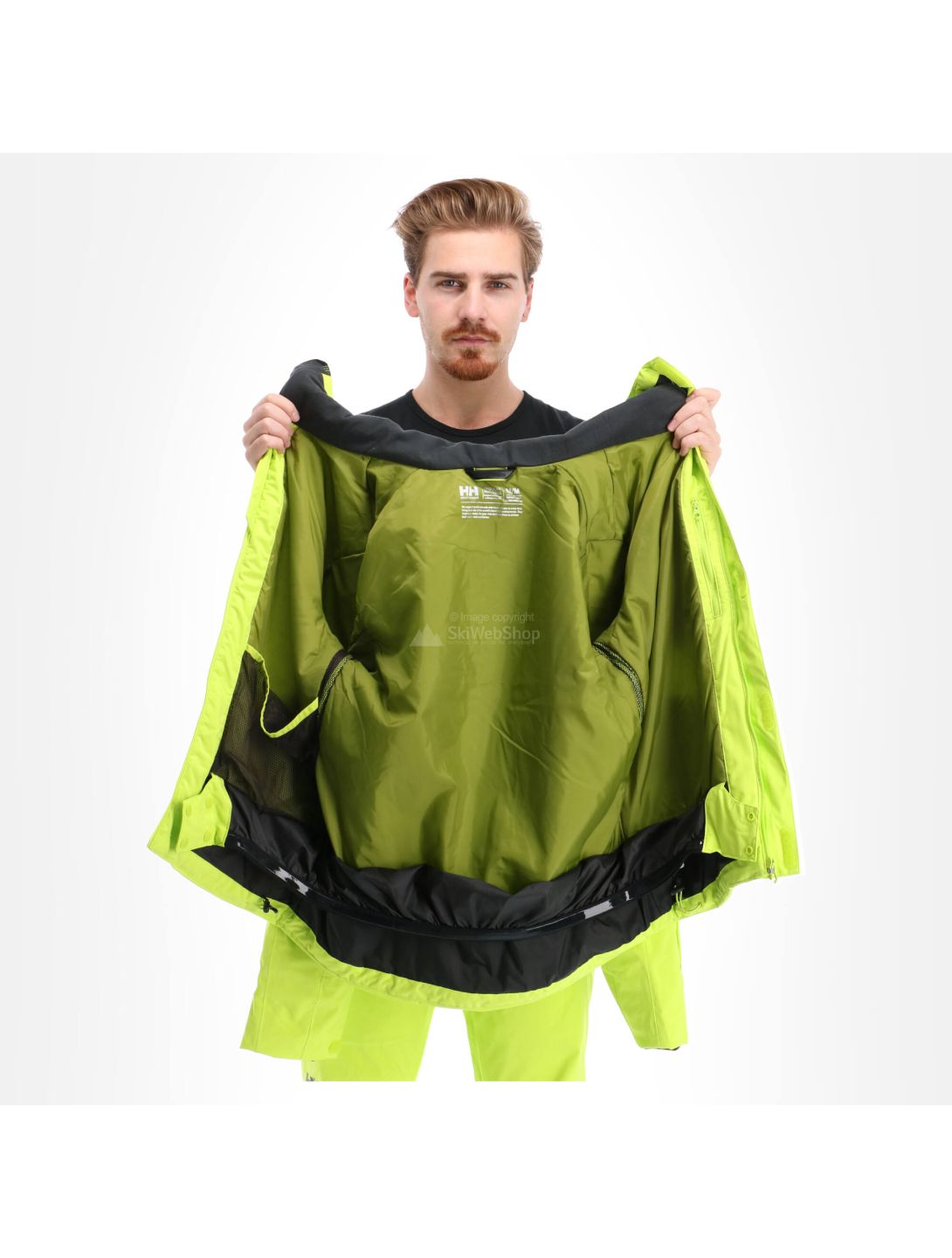 Helly Hansen, Bonanza veste de ski hommes azid lime vert 