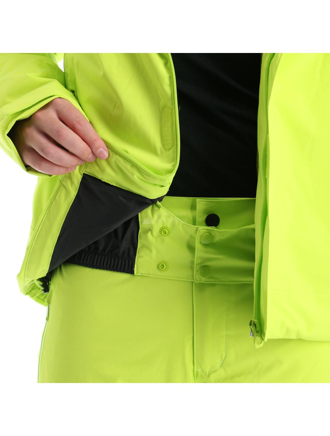 Helly Hansen, Bonanza veste de ski hommes azid lime vert 