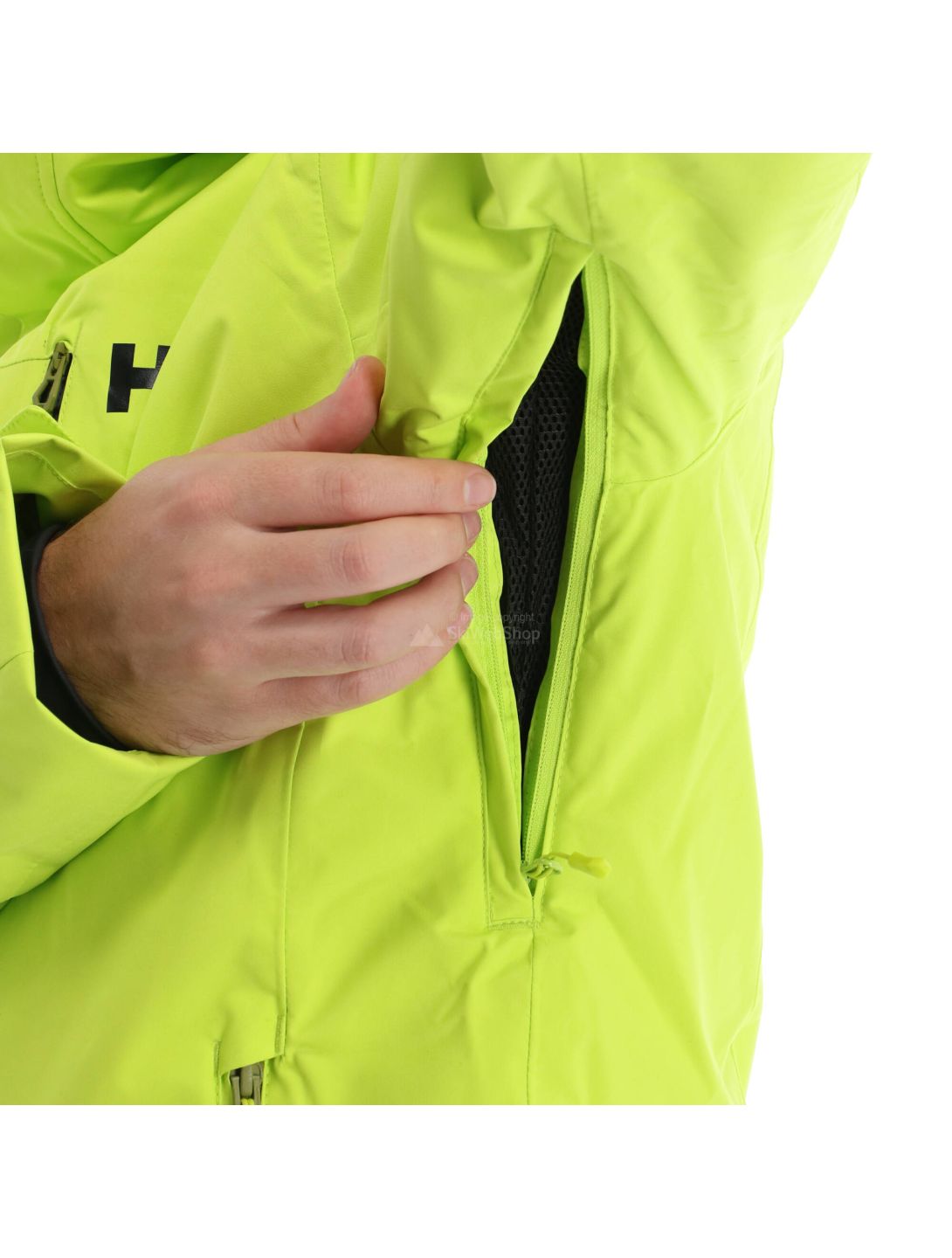 Helly Hansen, Bonanza veste de ski hommes azid lime vert 