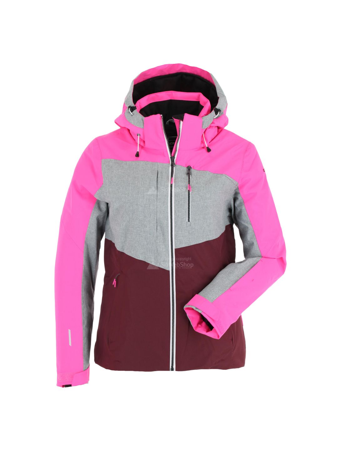 Icepeak, Calion, ski jacket, women, grey/pink