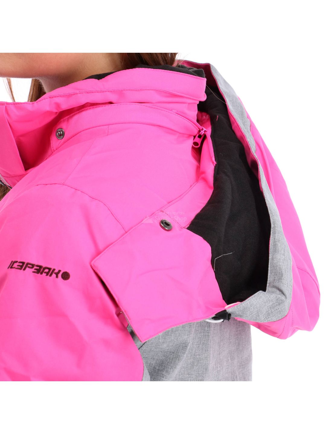 Icepeak, Calion, ski jacket, women, grey/pink