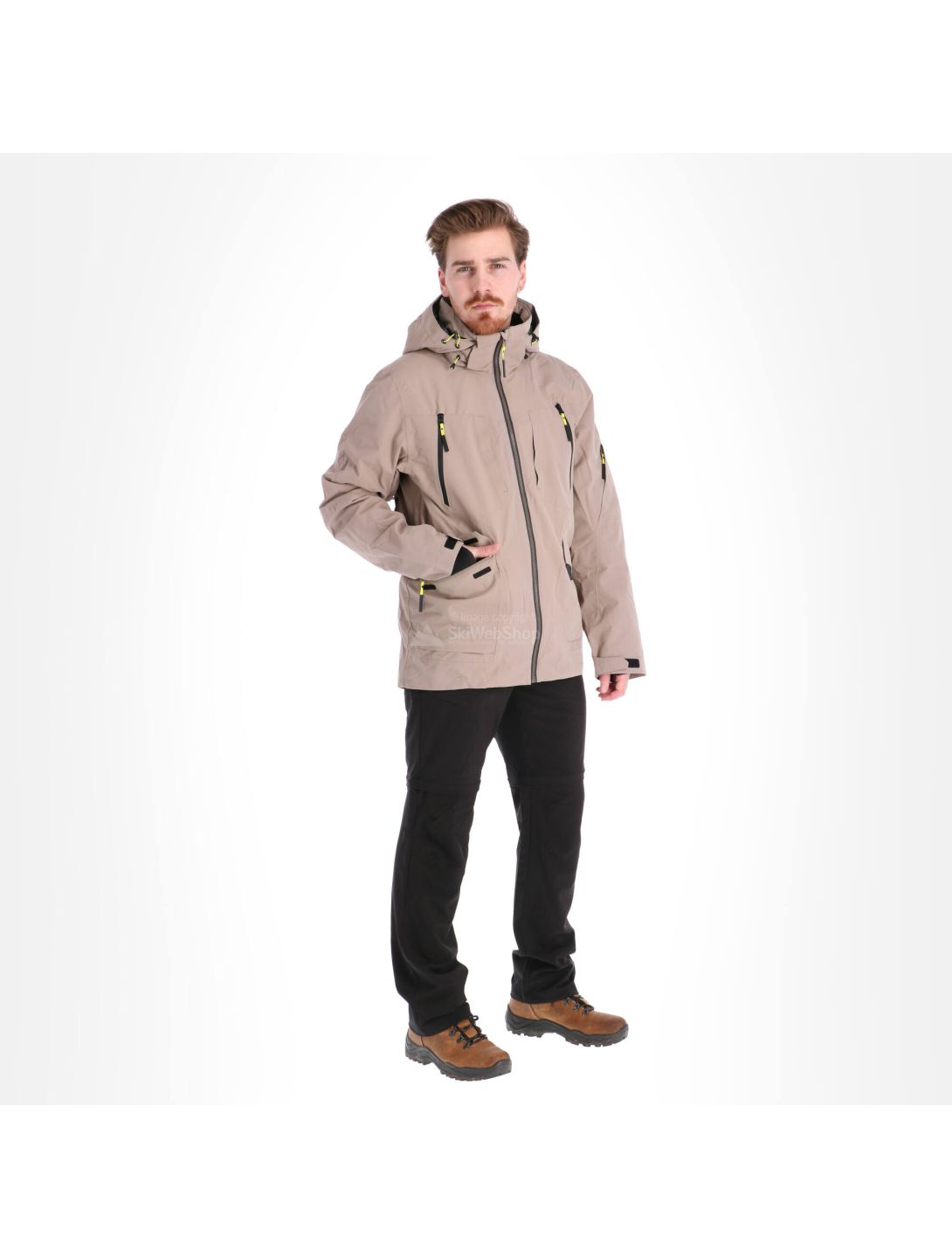 Icepeak, Callahan veste de ski hommes brun 