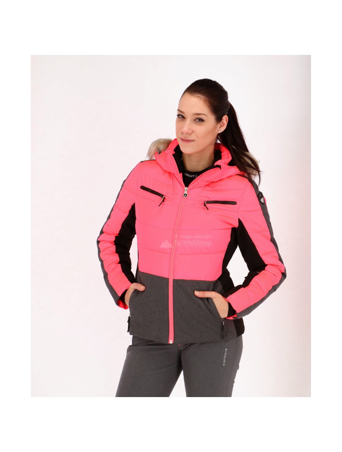 Icepeak, Cathy ski jacket, women, hot pink